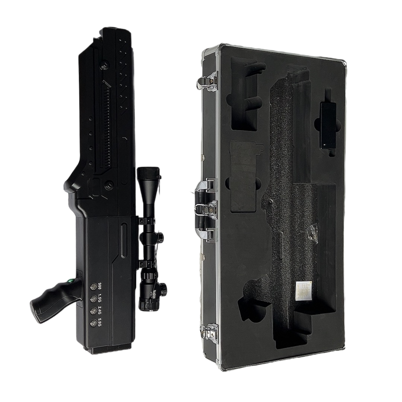  河南手持便携式枪型低空防御反制四通道A型