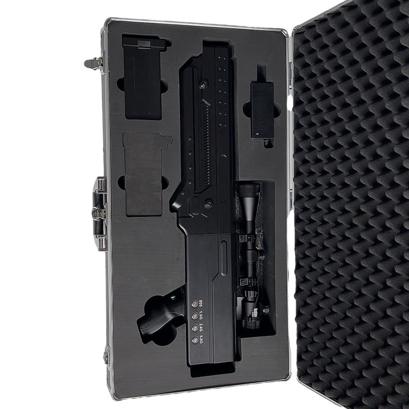  河南手持便携式枪型低空防御反制四通道B型